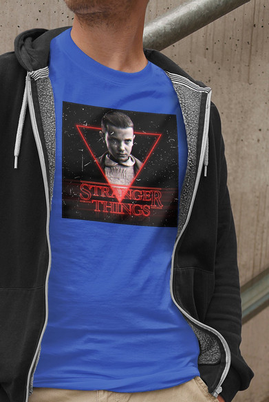 Koszulka z naszywką Stranger Things Eleven