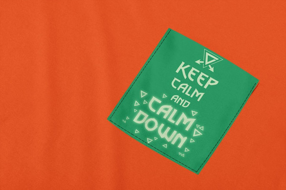 Koszulka z kieszonką KEEP CALM AXII