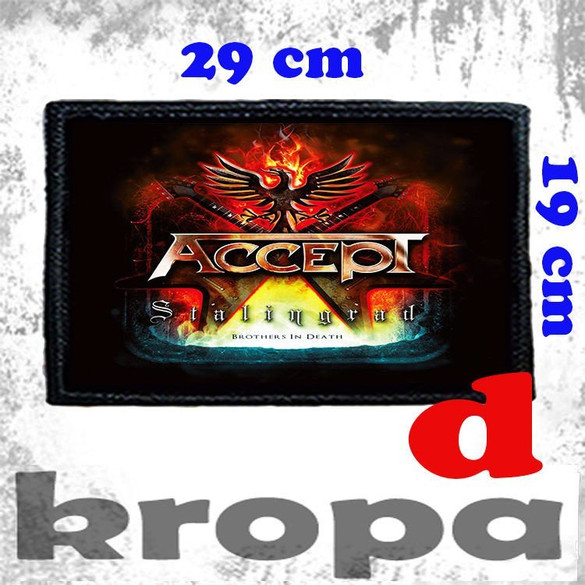Naszywka duża na ubranie ACCEPT