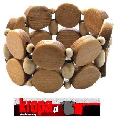 Bransoletka NATURAL "KOŁA" 01 (jasne) 