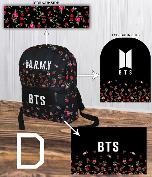 Plecak Szkolny BTS Wzory! FullPrint!