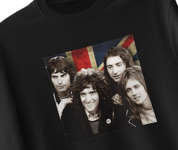 Bluza z naszywką Queen Zespół