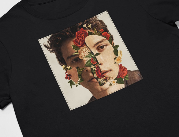 Koszulka z naszywką Shawn Mendes light