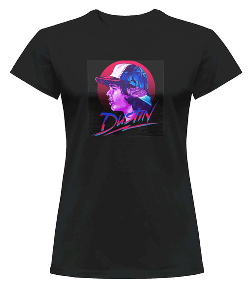 Bluzka damska z naszywką Stranger Things Dustin