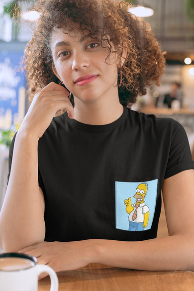 Koszulka z kieszonką HOMER SIMPSON