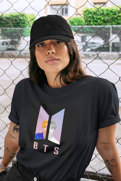 Koszulka z naszywką BTS JIN