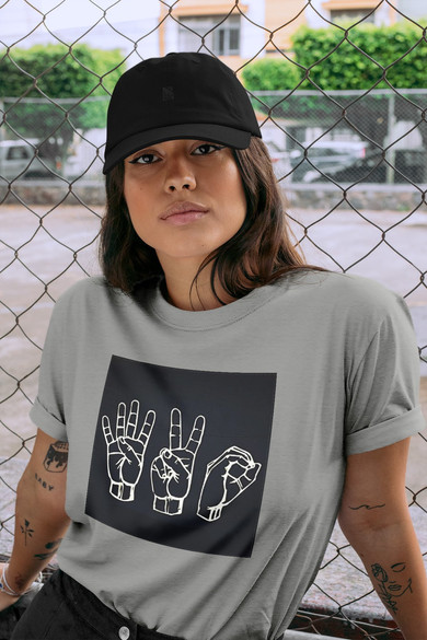 Koszulka z naszywką 420 HANDS