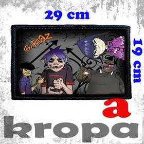 Naszywka duża na ubranie GORILLAZ