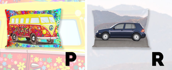 Poduszka VOLKSWAGEN 60x40cm WZORY