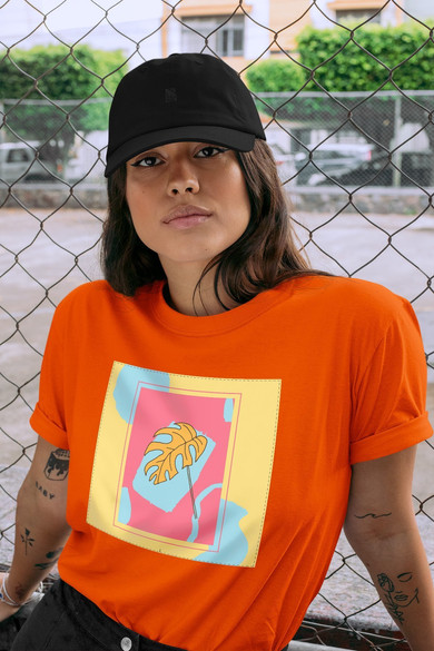 Koszulka z naszywką Monstera