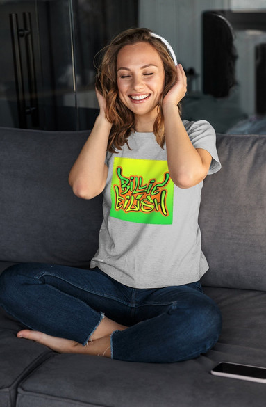 Bluzka damska z naszywką Billie Eilish 05