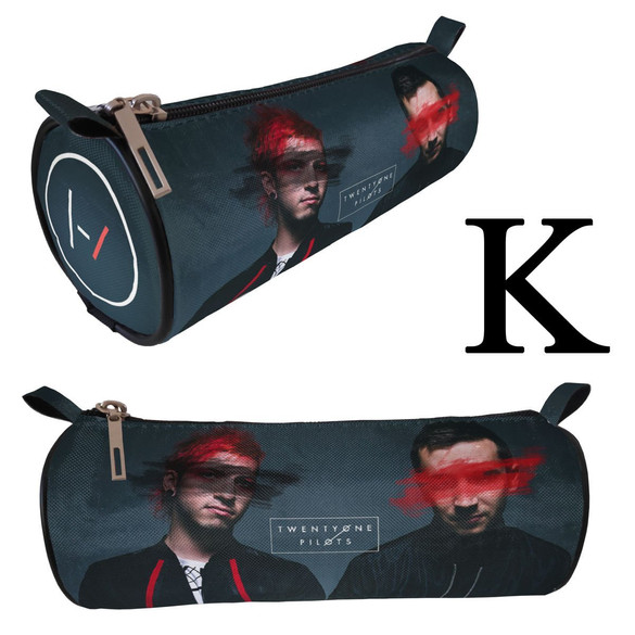 TWENTY ONE PILOTS Piórnik szkolny tuba WZORY