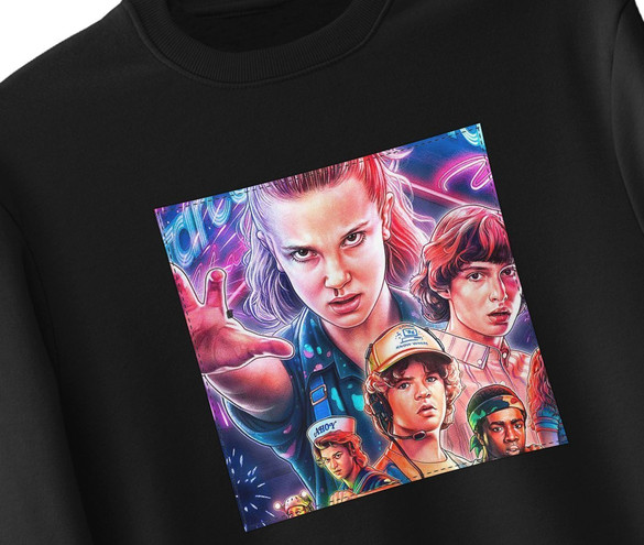 Bluza z naszywką Stranger Things squad 1