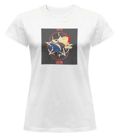 Bluzka damska z naszywką Take me satan