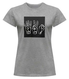 Bluzka damska z naszywką 420 HANDS