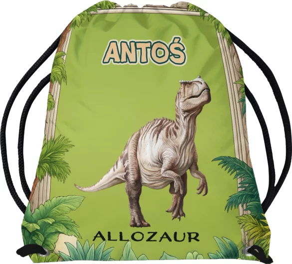 Worek Dinozaury Allozaur z dowolnym imieniem