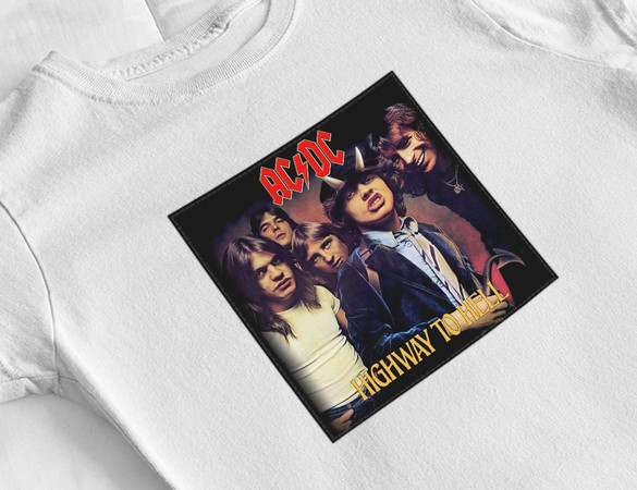 Bluzka damska z naszywką AC/DC Highway to..