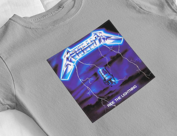 Bluzka damska z naszywką Metallica Ride the