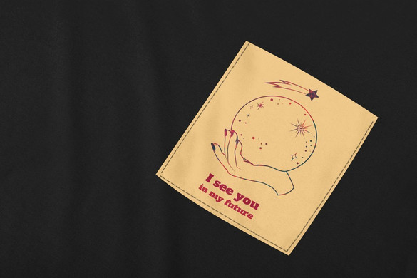 Koszulka z kieszonką I SEE YOU