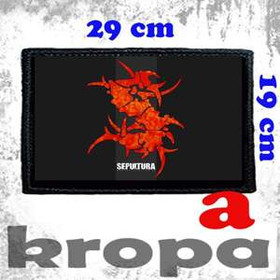 Naszywka duża na ubranie SEPULTURA