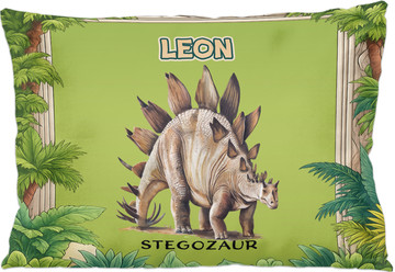 Poduszka Dinozaury Stegozaur z imieniem dziecka