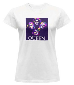 Bluzka damska z naszywką Queen Bohemian R.Violet