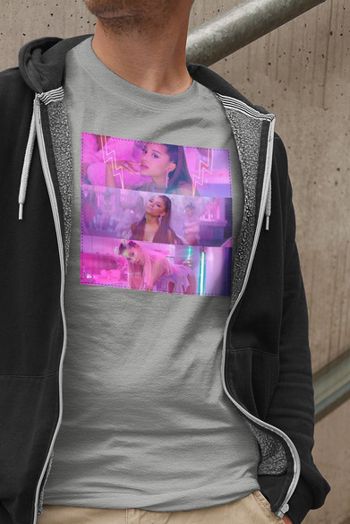 Koszulka z naszywką ARIANA GRANDE 03