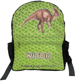 Plecak szkolny Dinozaury Parazaurolof – dodaj imię