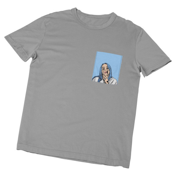 Koszulka z kieszonką BILLIE EILISH 01
