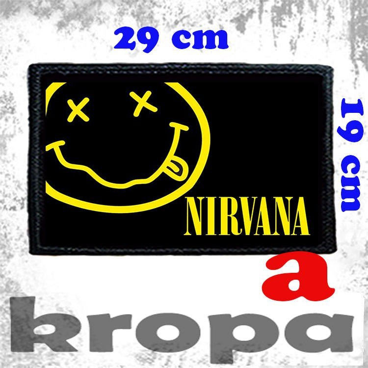 Naszywka duża na ubranie NIRVANA