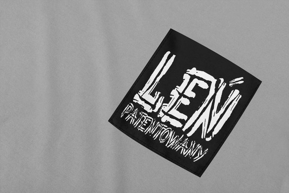 Koszulka z kieszonką Leń patentowany