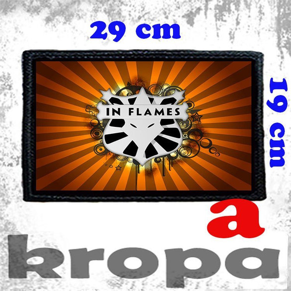Naszywka duża na ubranie IN FLAMES