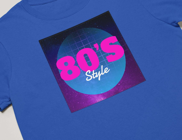 Koszulka z naszywką 80's Style