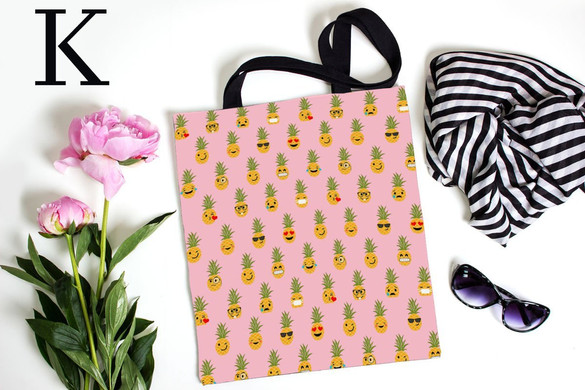 Torba na ramię FLAMINGI ANANASY Dużo Wzorów!!!