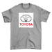 Koszulka z naszywką Toyota logo white