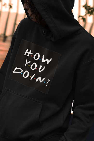 Bluza z naszywką Friends how you doin?