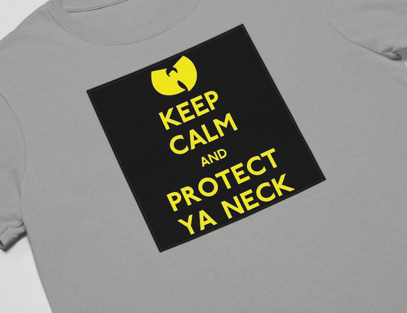 Koszulka z naszywką Wu-Tang Clan Keep Calm
