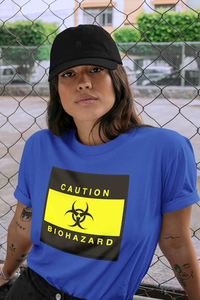 Koszulka z naszywką Biohazard 02