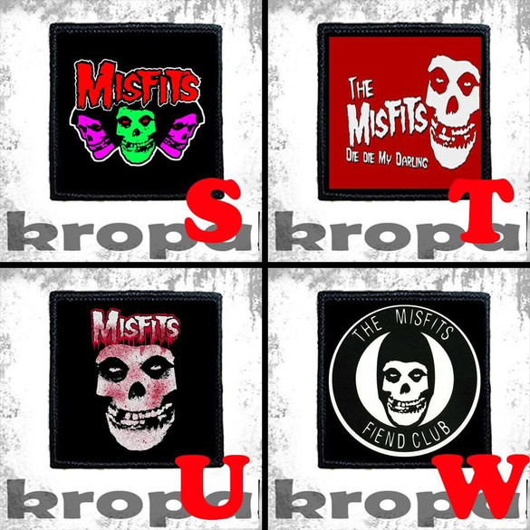 Naszywka MISFITS 8 X 8 cm Dużo Wzorów!