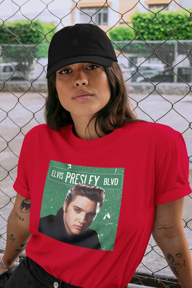 Koszulka z naszywką Elvis Presley 03