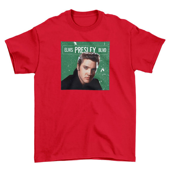 Koszulka z naszywką Elvis Presley 03