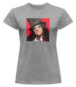 Bluzka damska z naszywką Alice Cooper