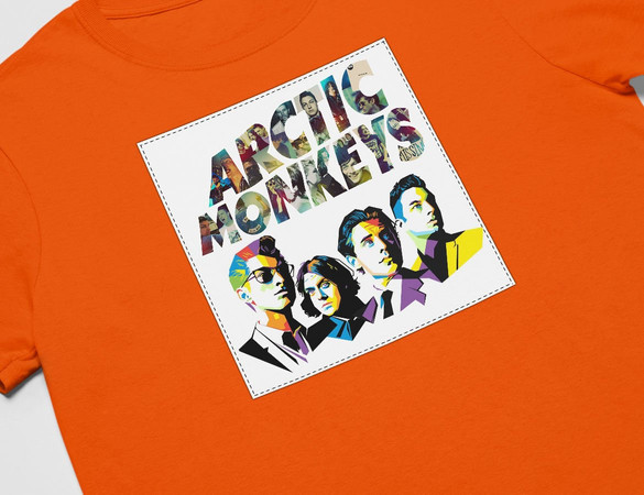 Koszulka z naszywką Arctic Monkeys 01