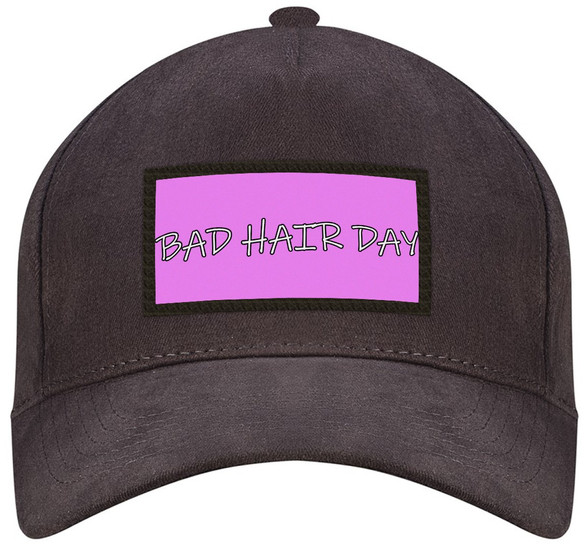Czapka BAD HAIR DAY bejsbolówka z naszywką