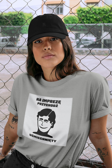 Koszulka z naszywką PRL- Impreza