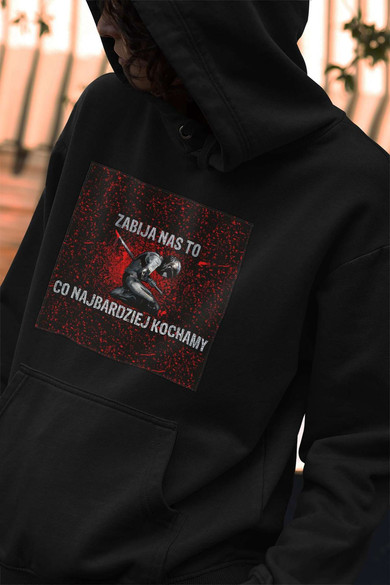 Bluza z naszywką Lubię zapierd..lać 03