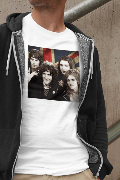 Koszulka z naszywką Queen Zespół