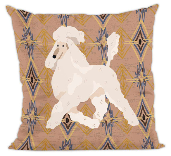 Poduszka pudel wzorek 2