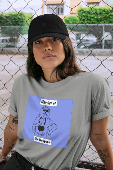 Koszulka z naszywką Member of the Wolfpack