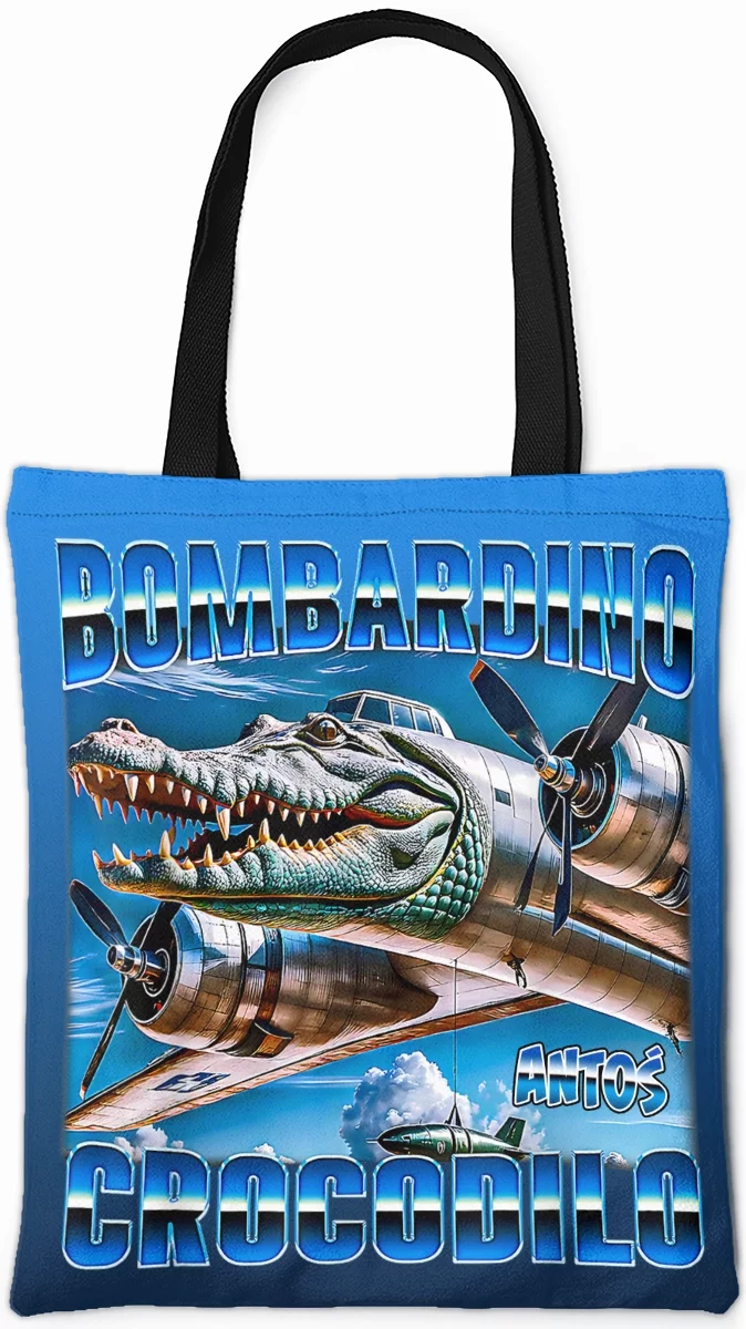 Torba na ramię Italian Brainrot Bombardino Crocodilo